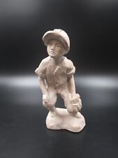 VTG NY Yankees Boy Baseball Player Austin Productions Alabastrite sculpture 1973 picture