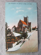 Antique The Cathedral And Bishop's Lodge, Bermuda Postcard picture