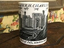 Vintage English Commemorative Wedgwood Mug Investiture HRH Prince Charles Wales picture