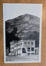 Marathon Mountain And Bank Block Seward AK RPPC Postcard picture