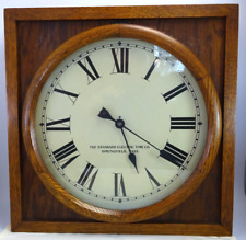 VINTAGE STANDARD ELECTRIC TIME WALL CLOCK NICE 16