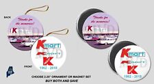 K MART Ornament / Magnets - Collectible Logo Vintage Defunct Retail KMART Kresge picture