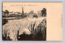 1906. PATERSON, NJ. PASSAIC FALLS, WINTER VIEW. POSTCARD. RR16 picture