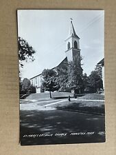 Postcard RPPC Manistee MI Michigan St. Mary's Catholic Church Vintage Real Photo picture