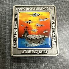 USS ABRAHAM LINCOLN CVN-72 CHALLENGE COIN - OPERATION NEW DAWN - WEST PAC 2010 picture