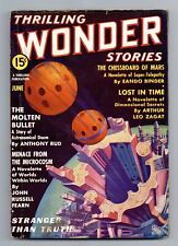 Thrilling Wonder Stories Pulp Jun 1937 Vol. 9 #3 GD/VG 3.0 picture