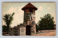 Milford CT-Connecticut, Memorial Tower, Antique, Vintage c1913 Postcard picture
