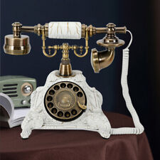 Vintage Phone Rotary Dial Antique Station Telephone Home Décor Handset Telephone picture