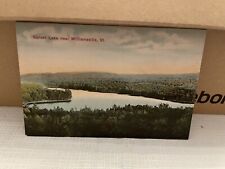 Vtg Postcard Sunset Lake Near Williamsville VT Unused picture