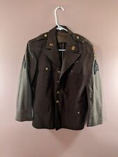 US WW2 Dress jacket M1939 Air Force GHQ patch and observer pin size 36 STUB 1940 picture