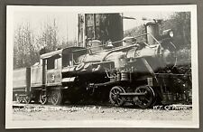 White River Lumber Co Heisler #3 Locomotive, W.T. Photo, RPPC picture