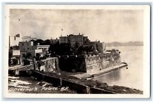 c1920's Governor's Palace San Juan Puerto Rico RPPC Photo Unposted Postcard picture