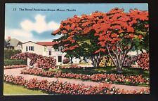 Miami FL, The Royal Poinciana Home, Florida c1950s Vintage Postcard picture