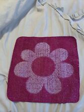 Vintage Cannon Washcloth Daisy Flower Power Purple Orchid Mod Royal Family picture