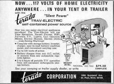 1966 Print Ad Terado Trav-Electric Travel Trailer Power Source St Paul,MN picture