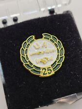 Vintage United Association UA Plumbers Union 25 Year Member Award Pin picture