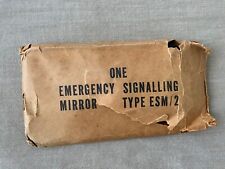 USGI Signaling Mirror Type ESM / 2 General Electric Vintage Pilot Survival picture