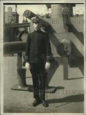 1918 Press Photo Lieutenant Charles E.Baker of American Junior Naval Scouts picture