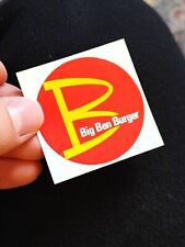 Vintage Retro RARE Big Ben Burger McDonalds? Stickers picture