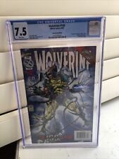 Wolverine #100 CGC Graded 7.5 Marvel 1996 Adam Kubert White Pages Newsstand Ed picture
