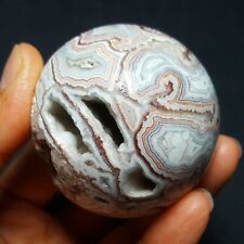 HOT210.8g Natural Polished Mexico Agate Crystal BALL Madagascar  32A07 picture