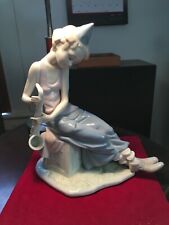  UNIQUE UNMARKED SECOND LLADRO 5059-CLOWN WITH SAXOPHONE-WITHOUT DOG picture