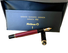 RARE Pelikan Souveran M800 Fountain Pen - Black-Red M Nib NEW AND UNUSED IN BOX picture