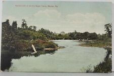 Mercer Pa Neshannock at Grub's Sugar Camp 1909 to Phila Postcard Q9 picture