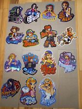 Extrem Hotteez Y2K Girls 2003 Vending Stickers - Full set of 15 - Rare picture