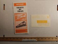 Vintage 1975 National Retired Teachers Association Travel By Train Brochure picture