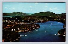 Mount Desert Island ME-Maine, Northeast Harbor, Antique Vintage Postcard picture