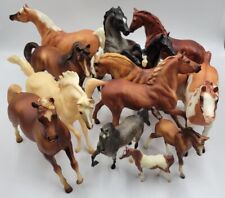 Big Breyer Horse Lot Mixed Group Large Small Mini Foal Used Equastrian Farm Toys picture