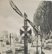 WW1 German Iron Cross Airplane propeller pilot graves plane 1914 1915 old heros picture