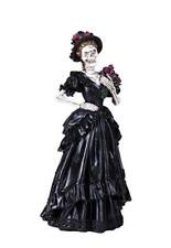  Day of The Dead Skeleton Black Dress Bride Resin Figurine  picture