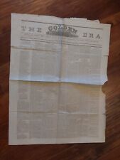 1855 The Golden Era Newspaper San Francisco CA California Gold Rush Mormons picture