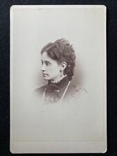 Oakland California CA Pretty Woman With Necklace Antique Cabinet Photo picture