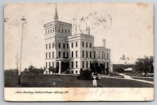 Main Building Soldiers' Home Quincy Illinois IL 1907 Postcard picture