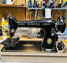 Vintage Singer Sewing Machine Model 66 100 yr. anniversary overhauled & Services picture