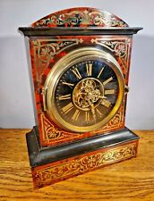 MAGNIFICENT 19TH CENTURY FRENCH BOULLE TIMEPIECE & MOVEMENT BY FARCOT c1865 picture