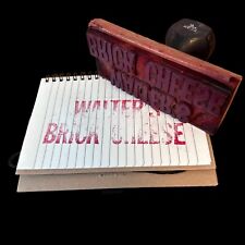 Cheese Factory Rubber Stamp Vintage Large Walter's Brick Cheese Wisconsin picture