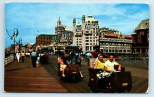 Postcard Rolling Chairs, Atlantic City NJ 1955 H90 picture
