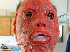 HALLOWEEN HORROR MOVIE PROP - Bloody Skinned Face Mask picture