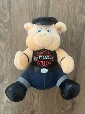 Harley Davidson Plush Pig Hog Stuffed Animal Toy Biker Motorcycles HD 1998 picture