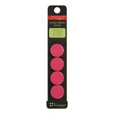 snap strong Pink Magnets - 0.75 inch - 4 pack picture