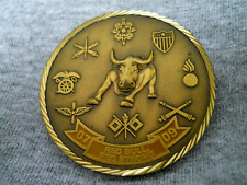 Rare Red Bull,Red Strong,US Army Nat. Guard,W.O.C.,1918,34th Infantry Div. Coin picture