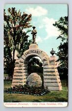 Columbus OH-Ohio, Confederate Monument, Camp Chase, Antique Vintage Postcard picture