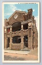 Bradford PA-Pennsylvania, B.P.O.E. Home, Antique Vintage Souvenir Postcard picture
