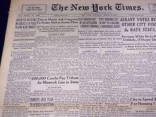 1948 MARCH 13 NEW YORK TIMES - 5C RATE STAYS SAYS MAYOR - NT 3363 picture