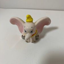 Disney Ceramic Dumbo Little Blue Eyed Elephant Vintage Figurine Used picture