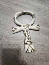 Ancient Egyptian Ankh Handmade from Lime stone Carved Decor Altar Piece Egypt picture